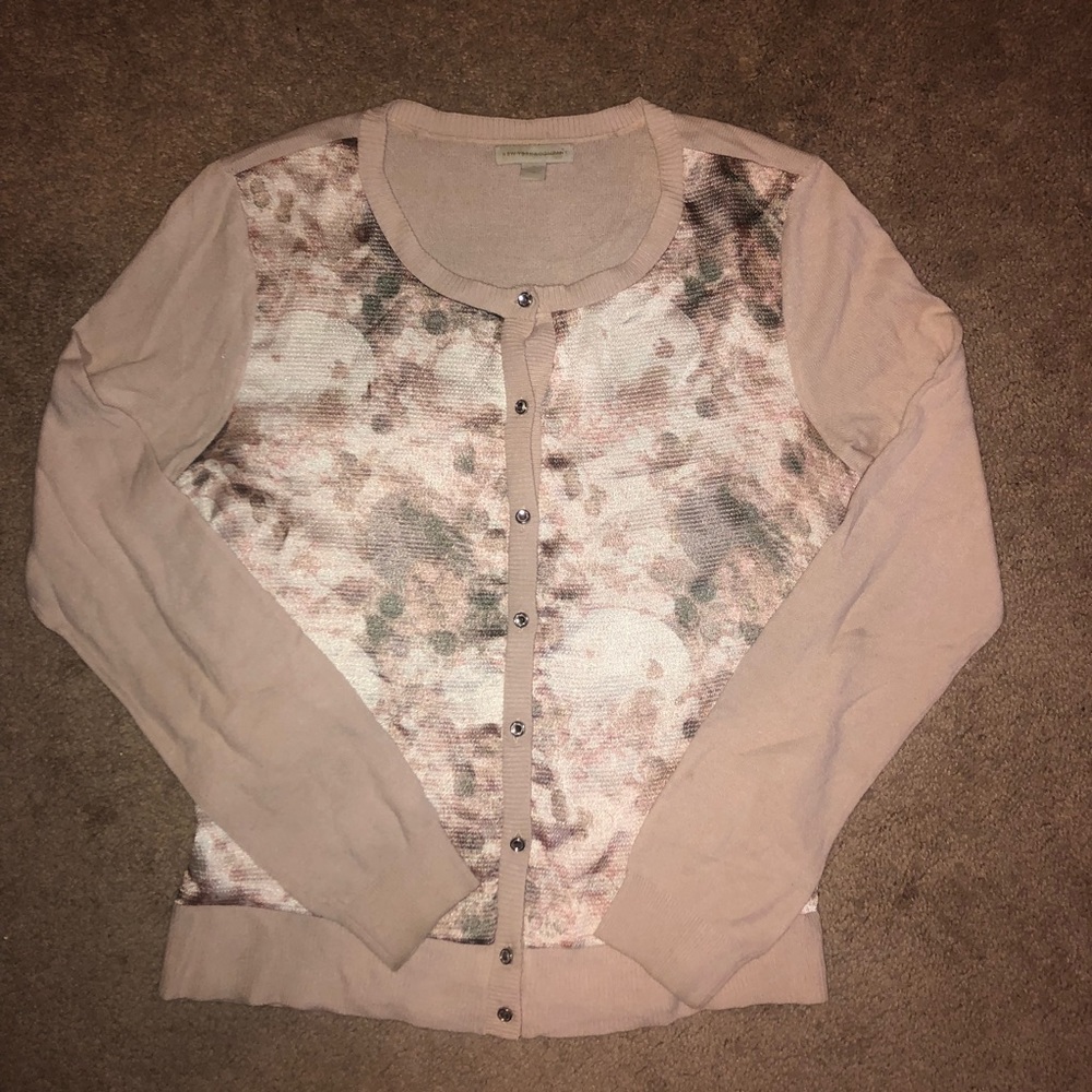 Light Pink New York and Company Cardigan